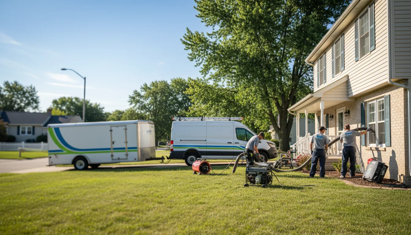 Flooded Basement Restoration And Cleanup With Repair in Clifton, OH near me